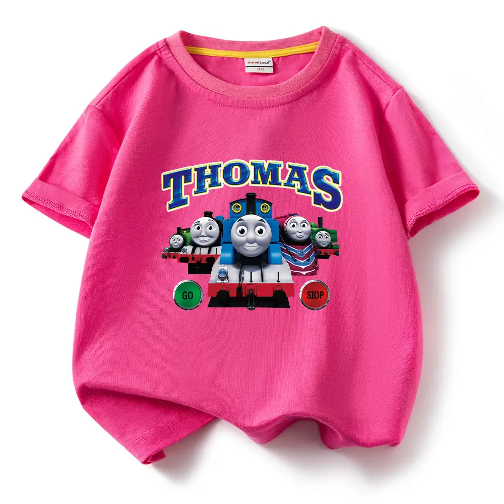 Thomas Train Printed Cotton T-Shirt for Kids - Image 3