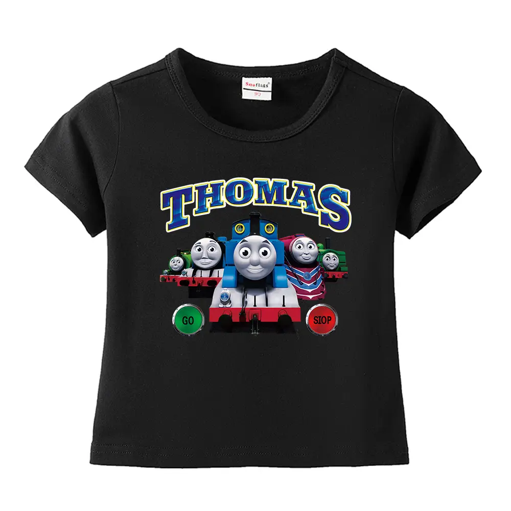 Thomas Train Printed Cotton T-Shirt for Kids - Image 31