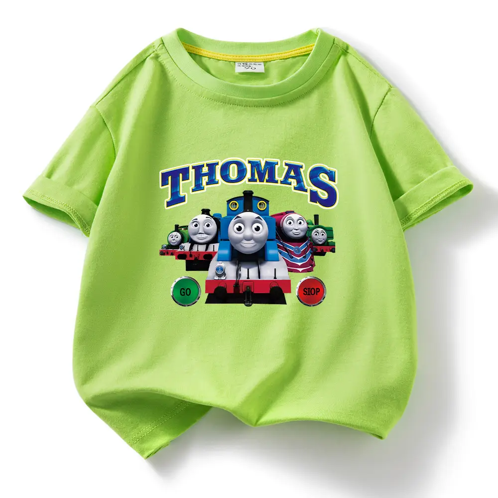 Thomas Train Printed Cotton T-Shirt for Kids - Image 7