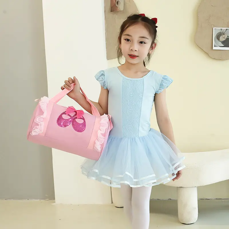Red Latin Ballet School Dance Bag for Girls - Image 20