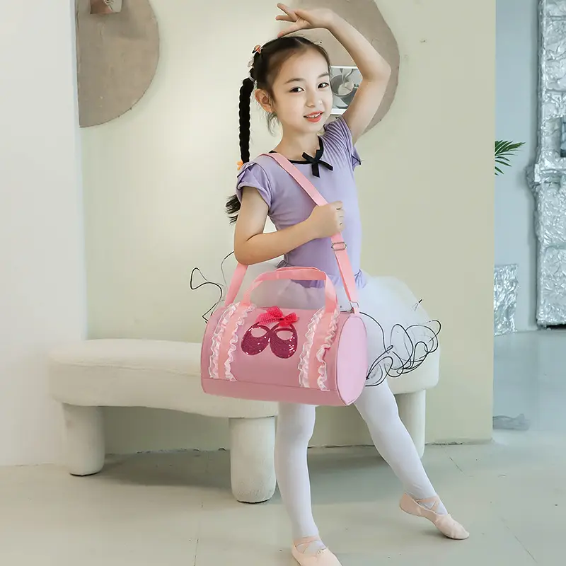 Red Latin Ballet School Dance Bag for Girls - Image 22