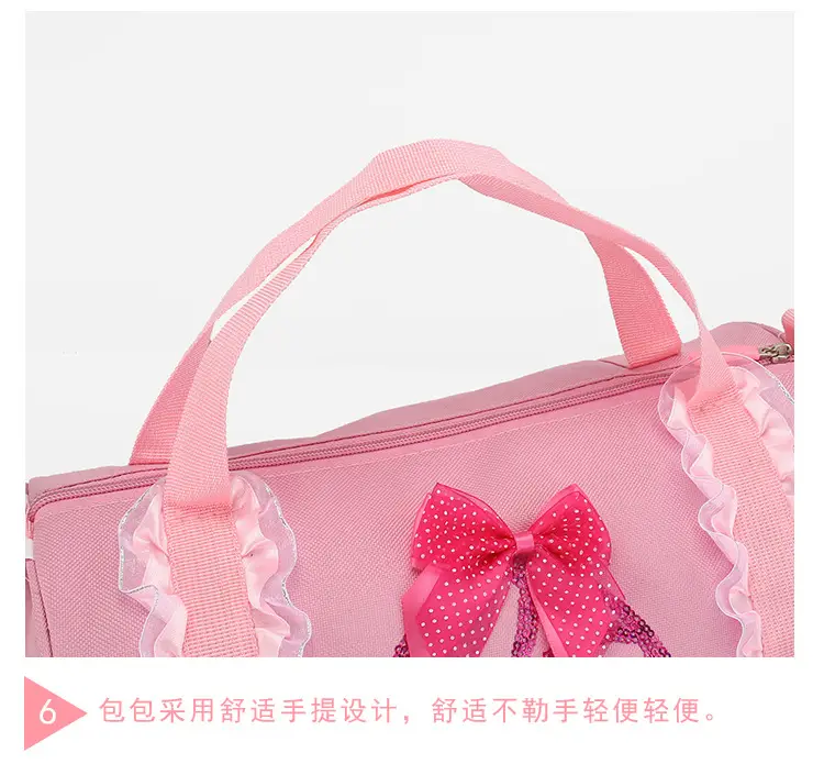 Red Latin Ballet School Dance Bag for Girls — feature 26