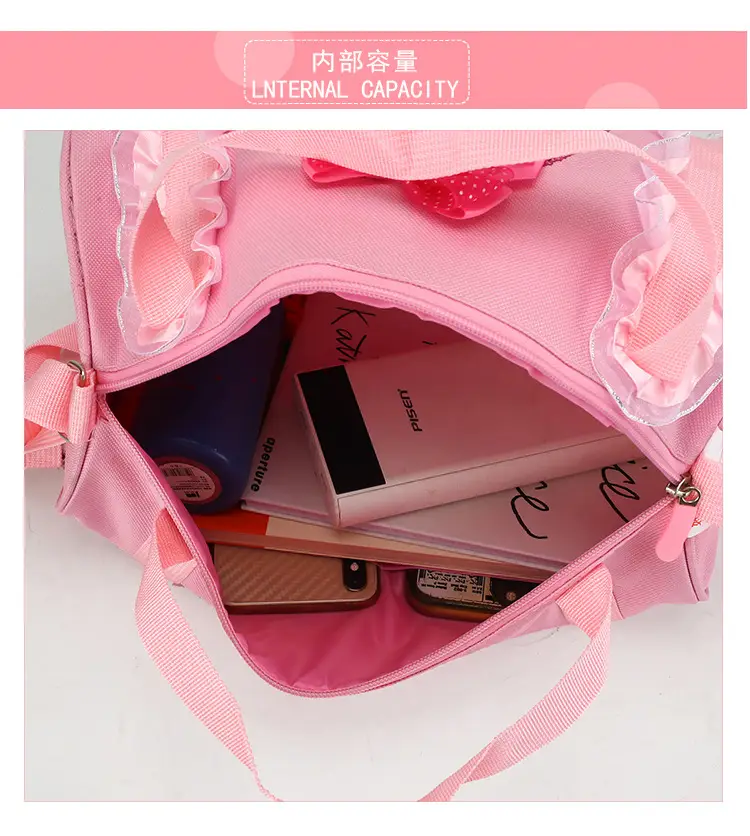 Red Latin Ballet School Dance Bag for Girls — feature 29