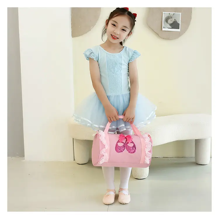 Red Latin Ballet School Dance Bag for Girls — feature 34