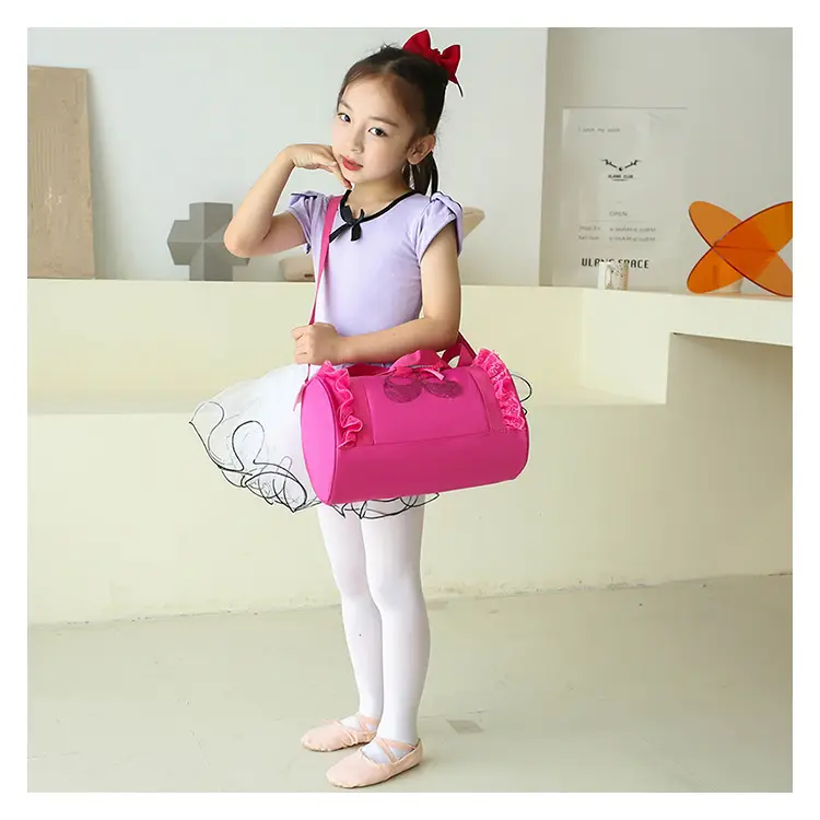 Red Latin Ballet School Dance Bag for Girls — feature 41