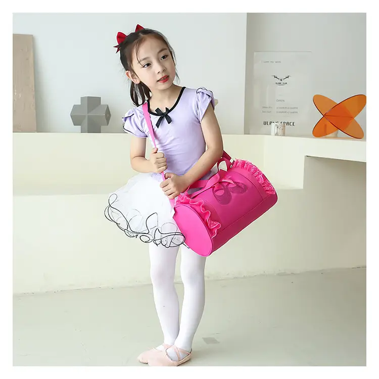 Red Latin Ballet School Dance Bag for Girls — feature 42