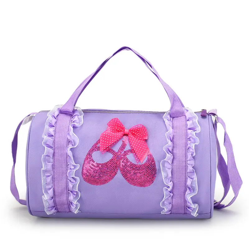 Purple (short lace dance shoes pattern)