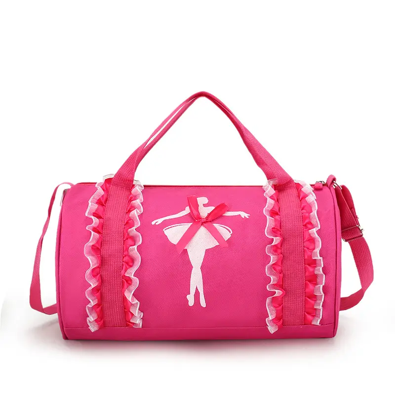 Red Latin Ballet School Dance Bag for Girls - Image 3