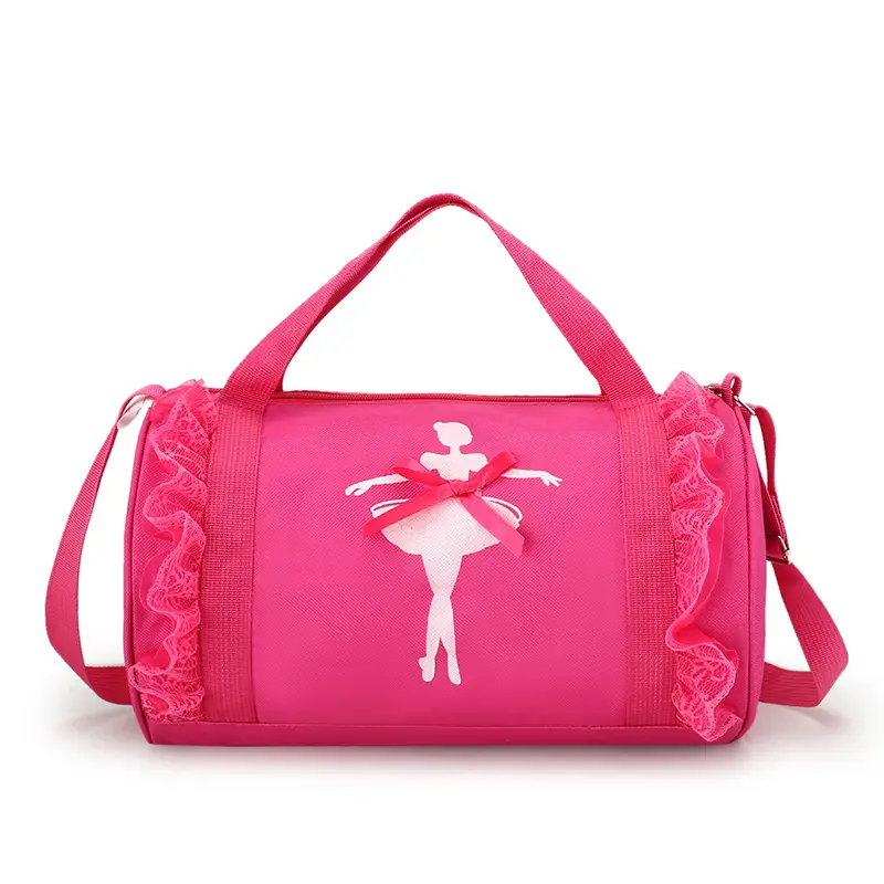 Red Latin Ballet School Dance Bag for Girls - Image 8