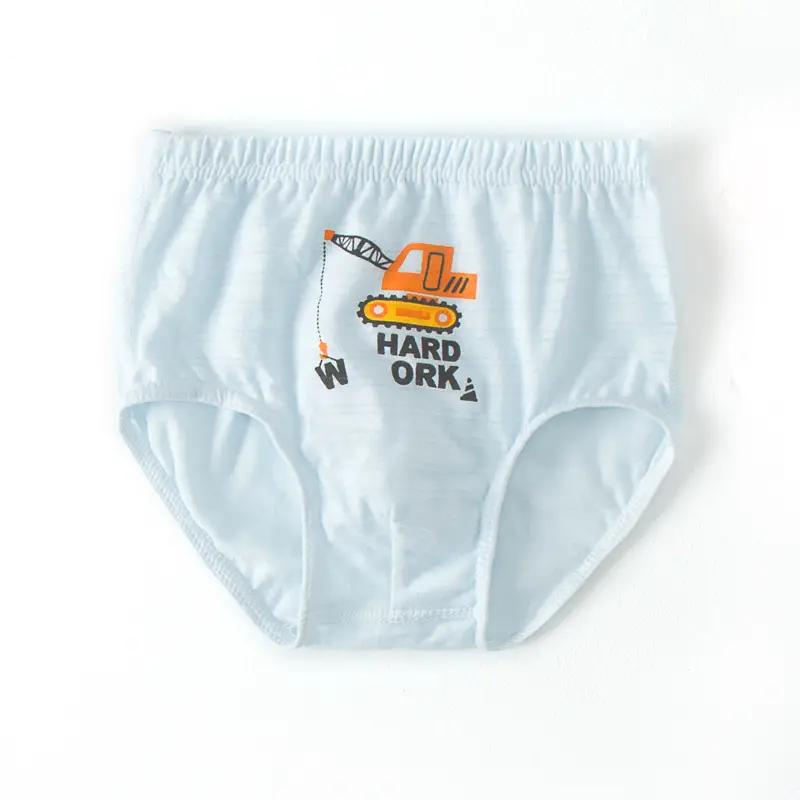 Children's Pure Cotton Seamless Underwear 4-Pack for Boys