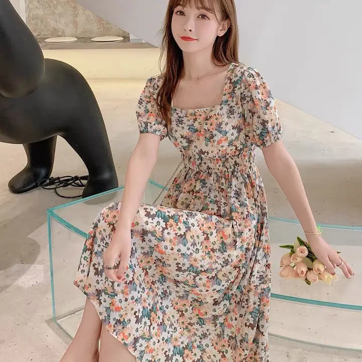 Fat Sister Plus Size Floral Dress 2022 Summer — feature 2