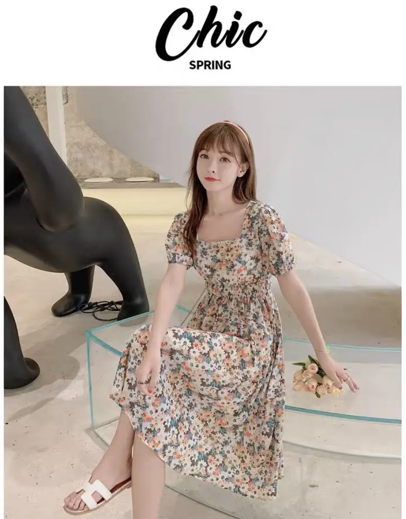 Fat Sister Plus Size Floral Dress 2022 Summer — feature 5