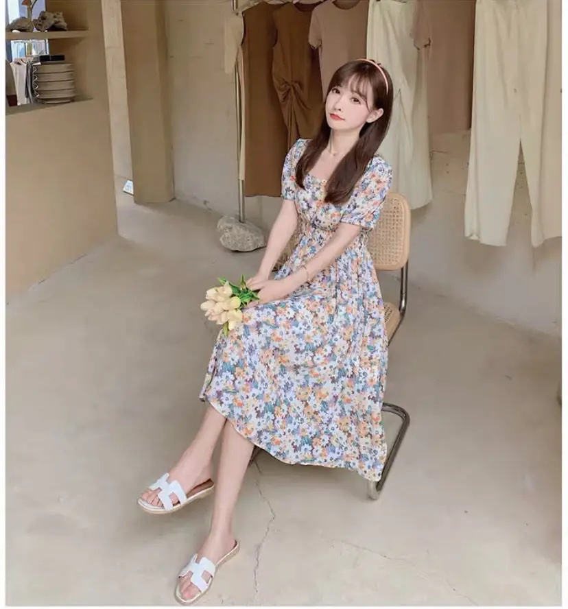 Fat Sister Plus Size Floral Dress 2022 Summer — feature 7
