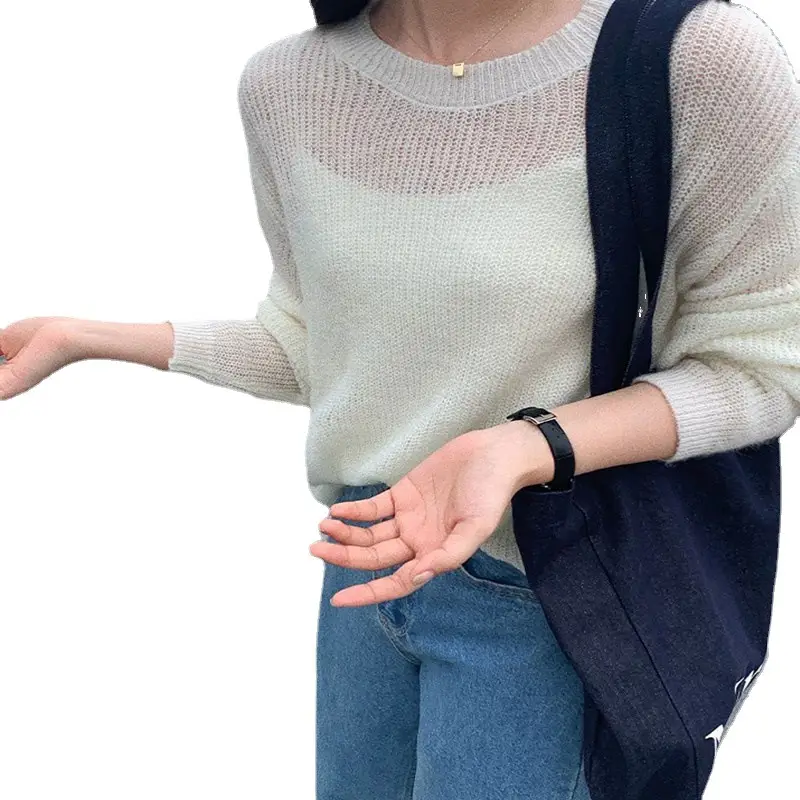 2025 Women's Long Sleeve Knit Sweater Sunscreen Set - Image 9