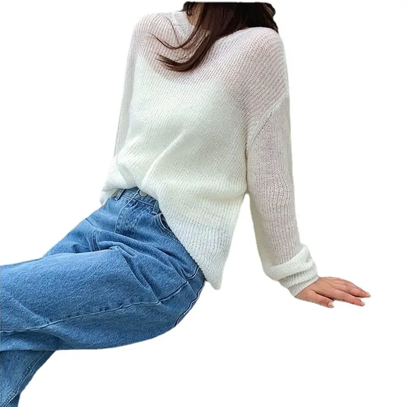 2025 Women's Long Sleeve Knit Sweater Sunscreen Set - Image 10