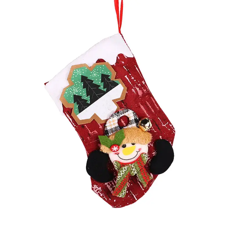 Small Size Christmas Socks Gift Bag Decor - Image 7