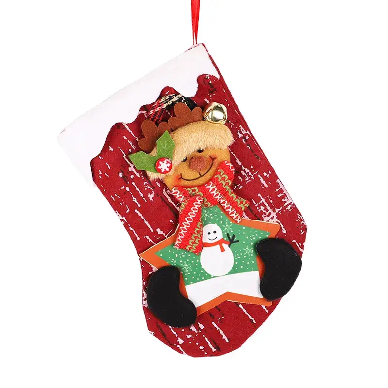 Small Size Christmas Socks Gift Bag Decor - Image 8