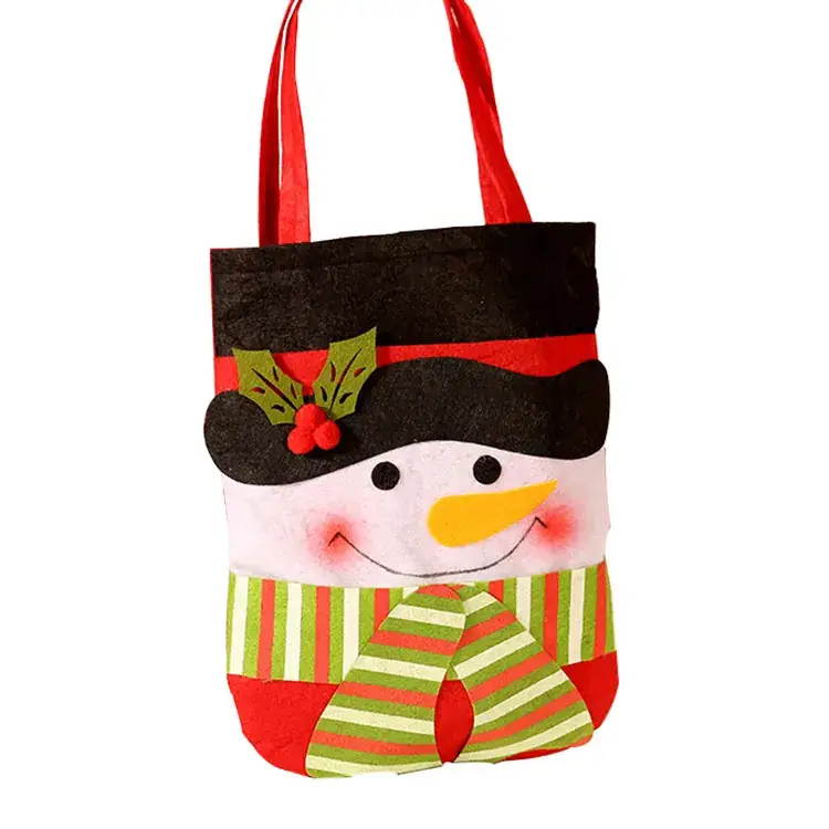 Christmas Elf Santa Claus Handbag Gift Bag Red 35cm - Image 19