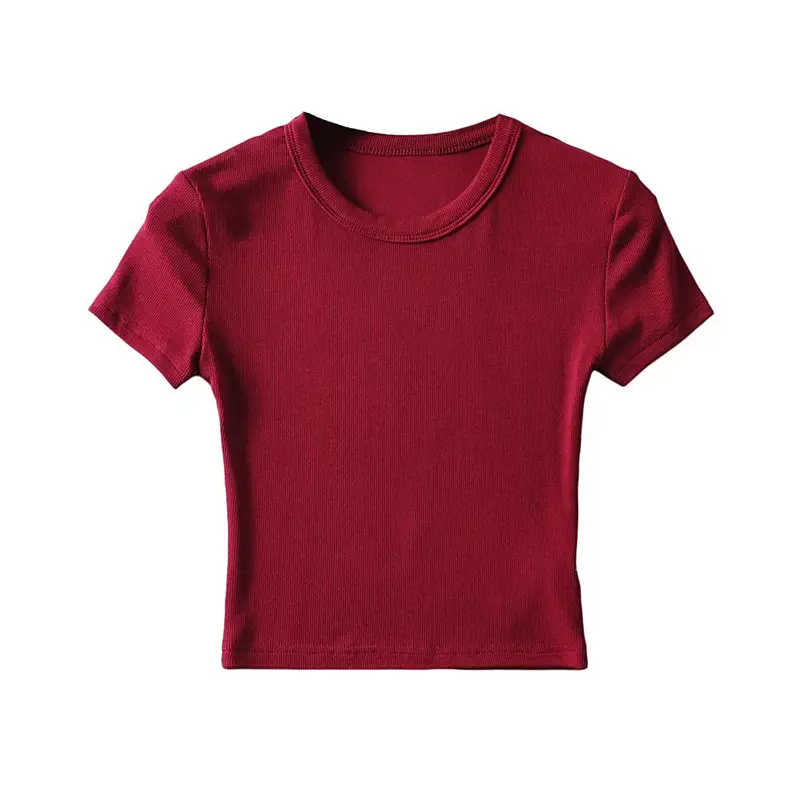 Women White Short Sleeve Stretch T-Shirt - Image 8