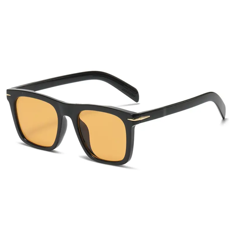 Square Frame Anti-Blue Light Sunglasses Black - Image 10