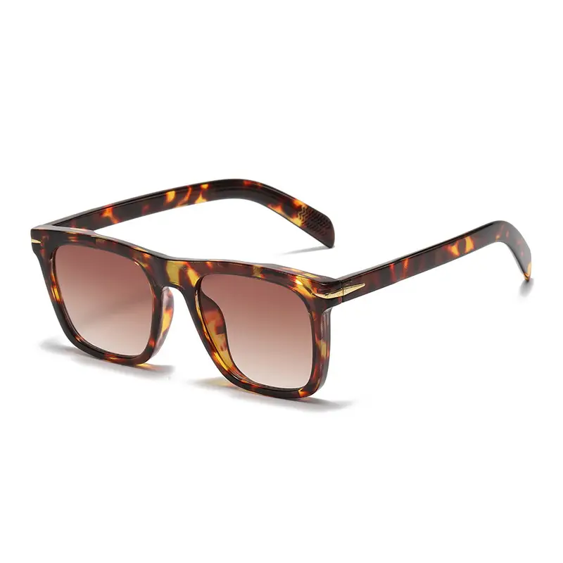 Square Frame Anti-Blue Light Sunglasses Black - Image 11