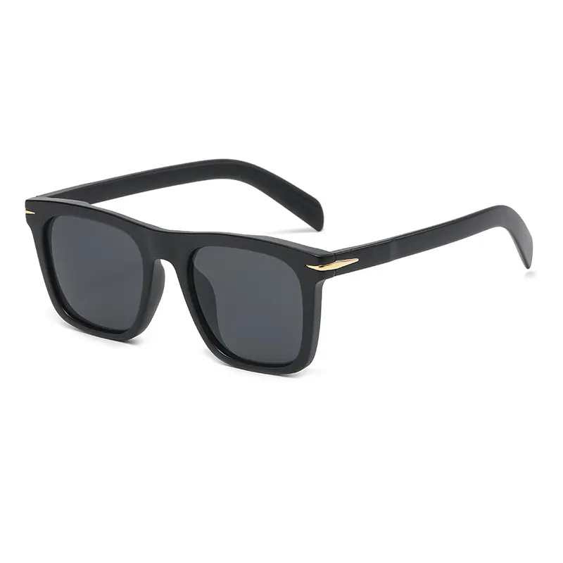 Square Frame Anti-Blue Light Sunglasses Black - Image 16