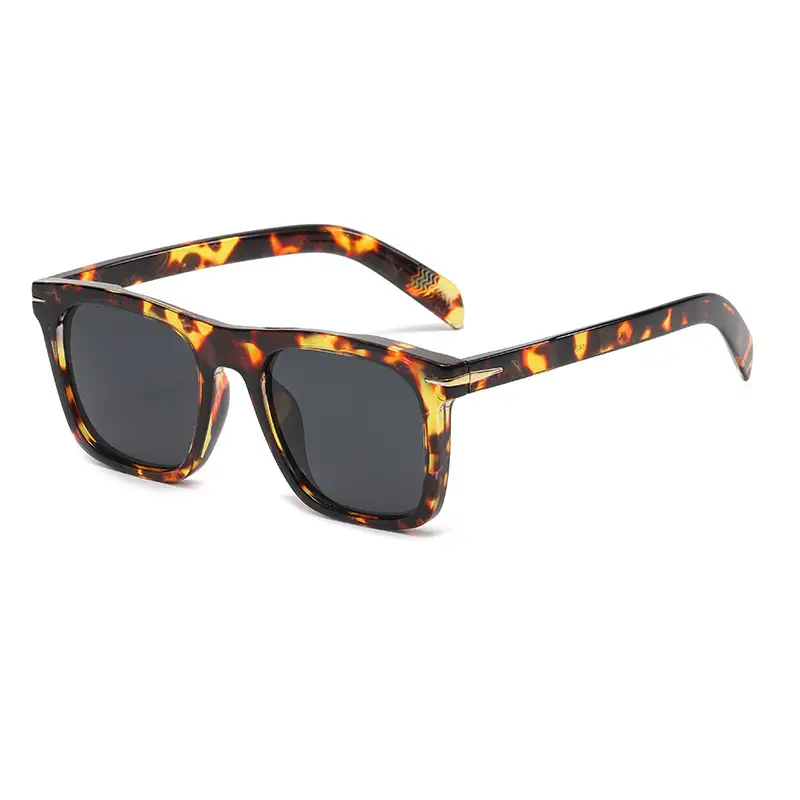 Square Frame Anti-Blue Light Sunglasses Black - Image 2