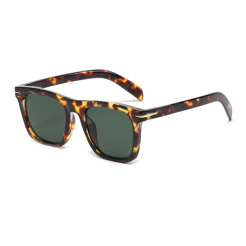 Square Frame Anti-Blue Light Sunglasses Black - Image 3