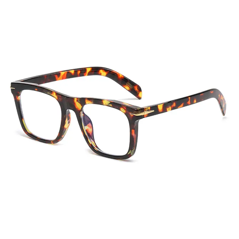 Square Frame Anti-Blue Light Sunglasses Black - Image 6