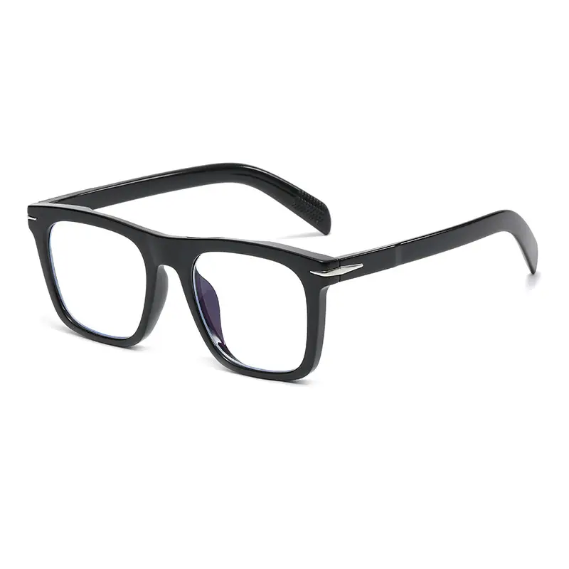 Square Frame Anti-Blue Light Sunglasses Black - Image 7