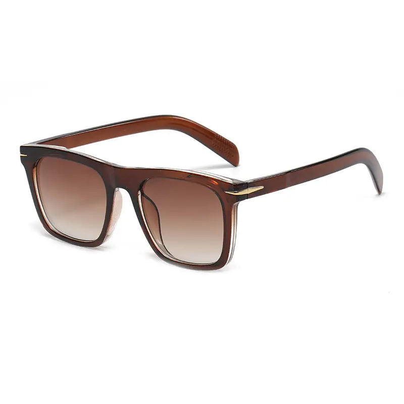 Square Frame Anti-Blue Light Sunglasses Black - Image 8