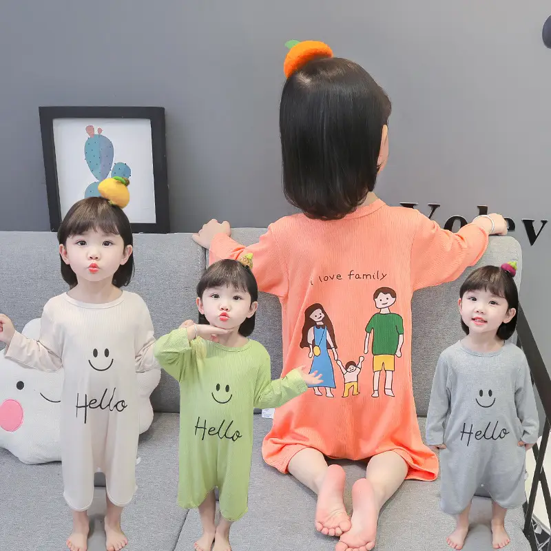 Baby Cotton Jumpsuit Green Spring & Autumn - Image 6