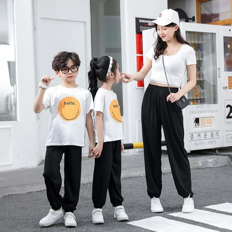 Baby's Ice Silk Anti-Mosquito Pants Blue Summer - Image 2