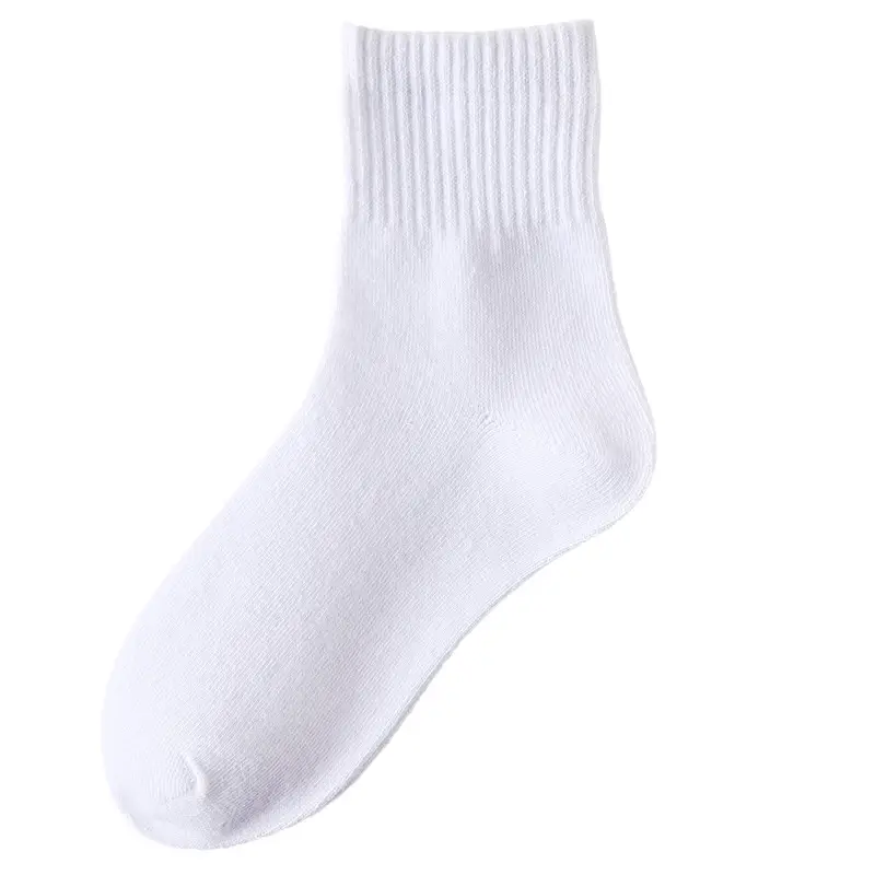 B661 flat white socks