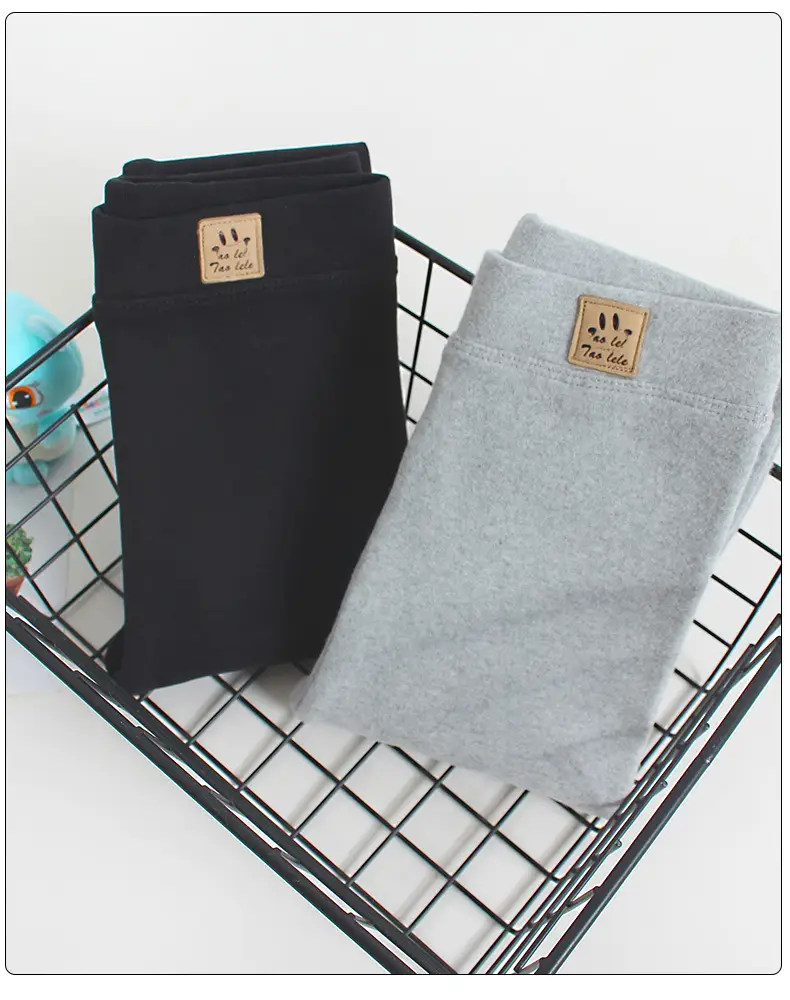 Girls Slim Fit Cotton Leggings Spring Wear Pants Large — feature 32