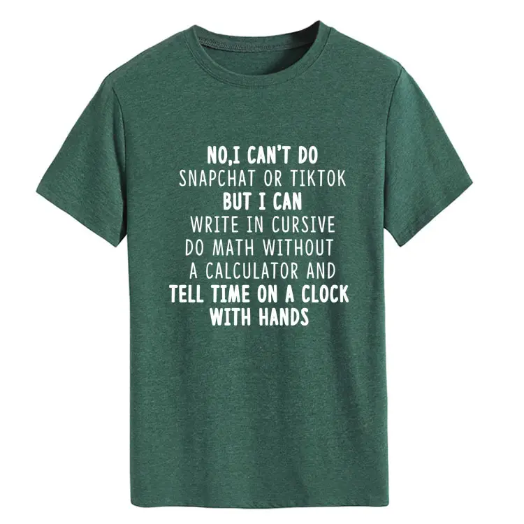 Green Graphic T-Shirt for Men Women Plus Size - Image 12