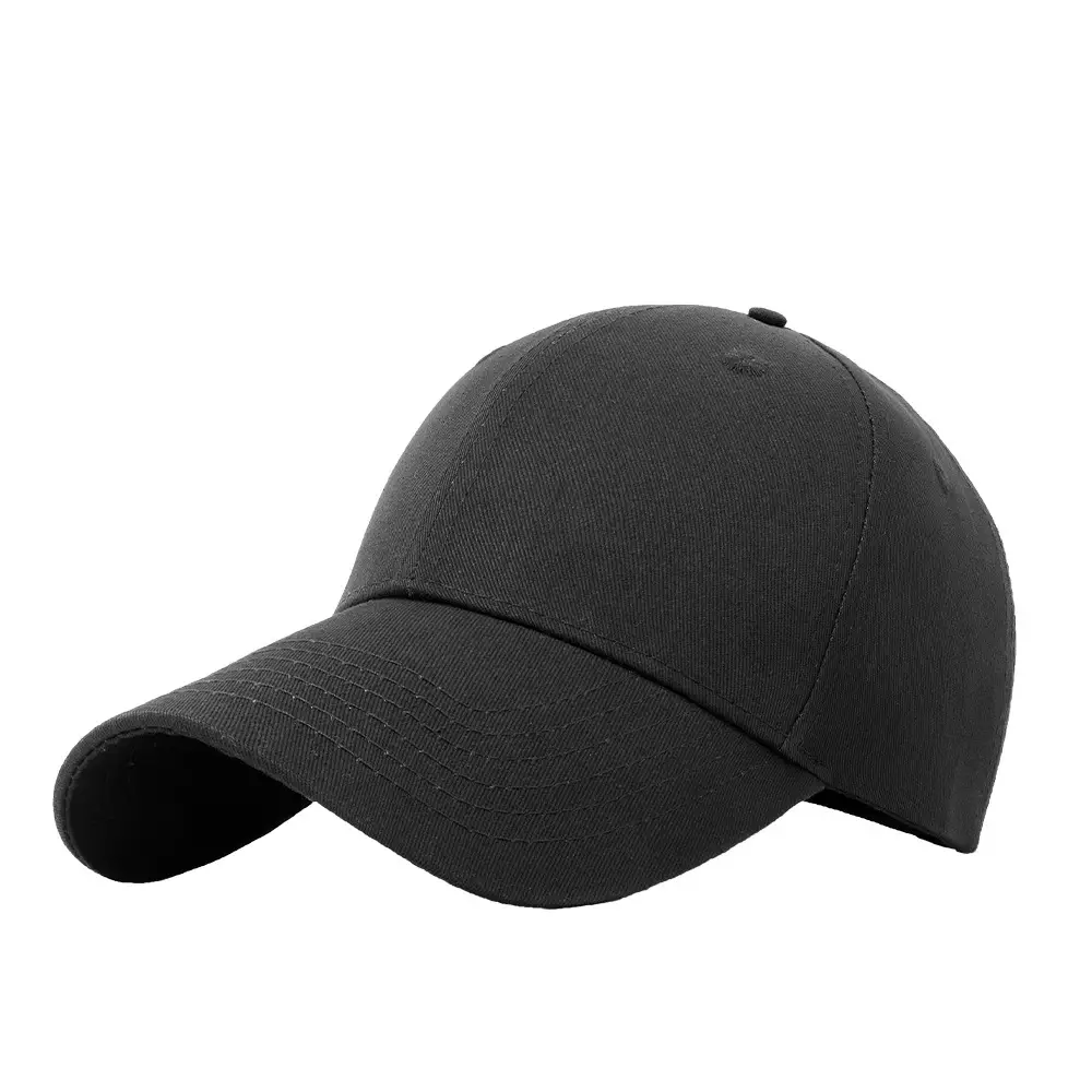 Men's Dark Gray Baseball Cap with Hard Bristle - Image 38
