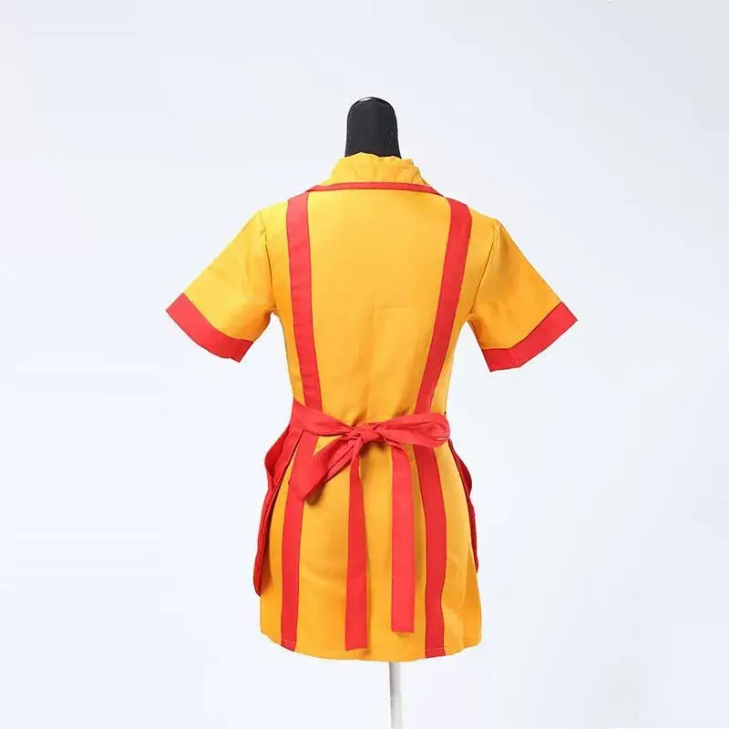 2 Broke Girls Anime Cosplay Bar Fast Food Maid Work Performance Costume Cross-Border — feature 7