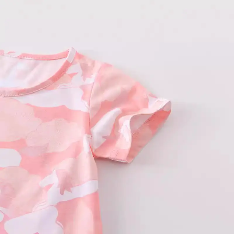 2024 Pink Camo Kids T-Shirt Small Medium