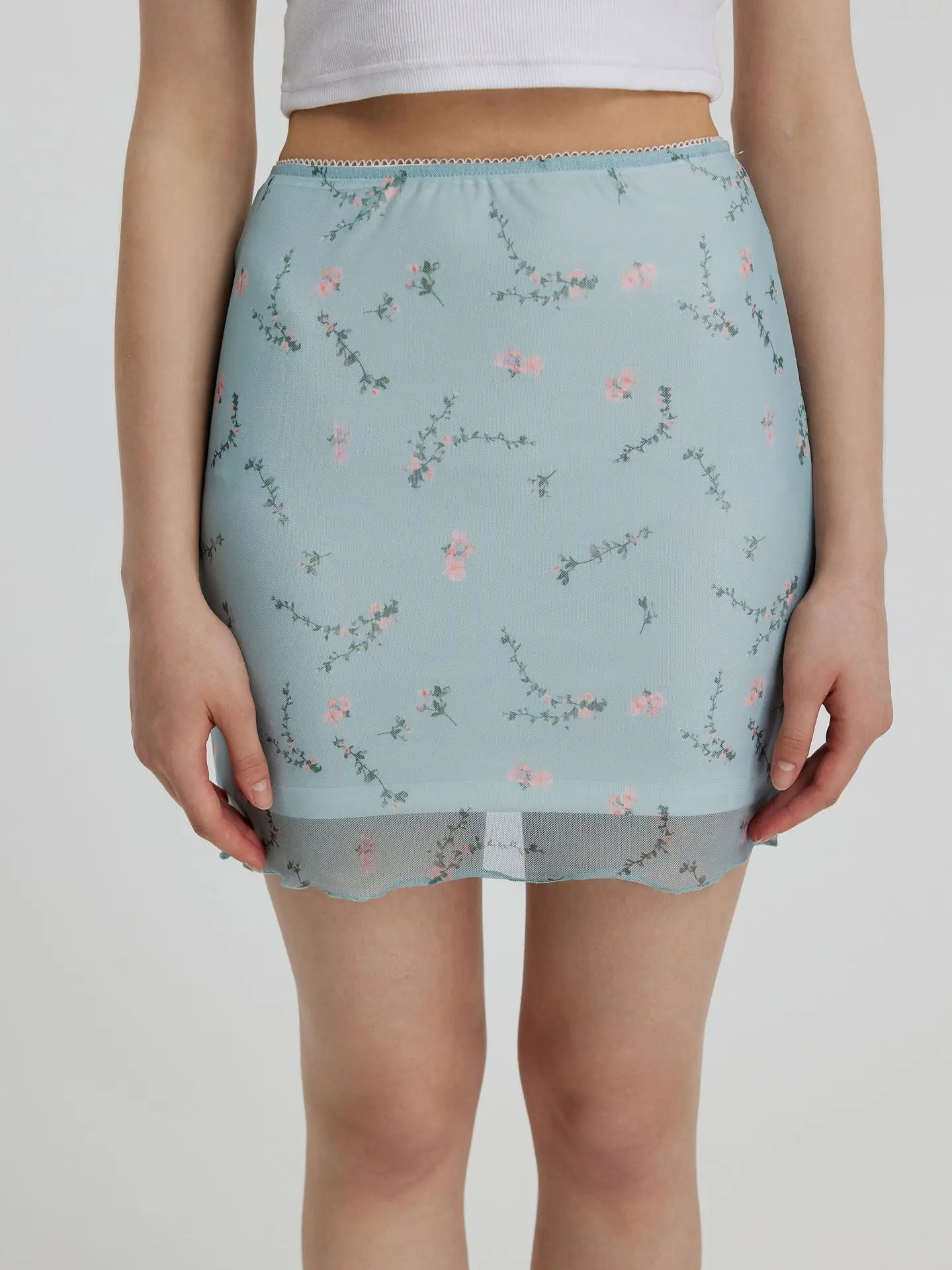 Women's Printed Hip Skirt High Waist European Style - Image 13