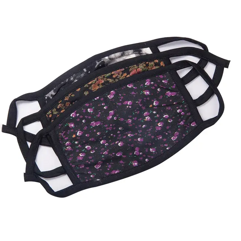 Silk Mask Windproof Warm Plaid Breathable Soft Silk 1047 - Image 6