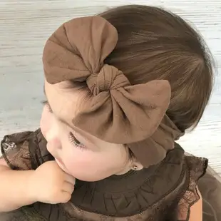 Red Knitted Bow Headband for Girls Baby Accessories — feature 2