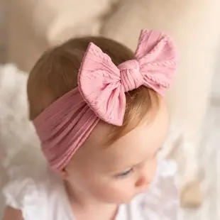 Red Knitted Bow Headband for Girls Baby Accessories — feature 4