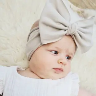 Red Knitted Bow Headband for Girls Baby Accessories — feature 7