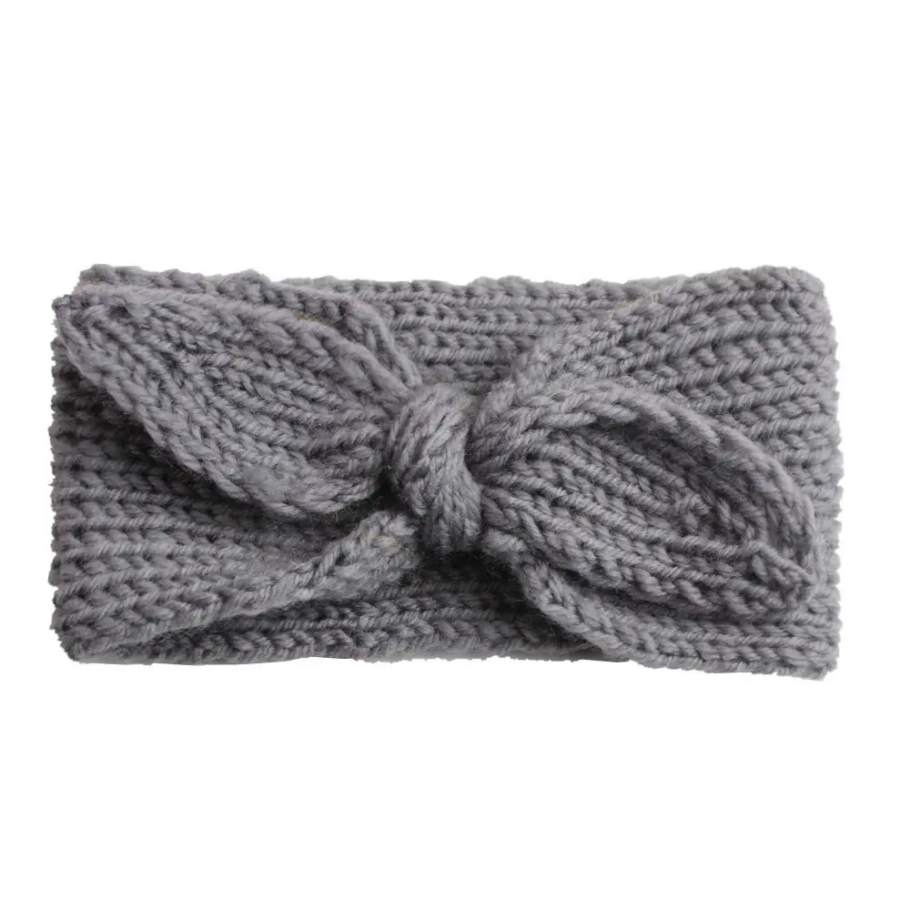Red Knitted Bow Headband for Girls Baby Accessories - Image 4