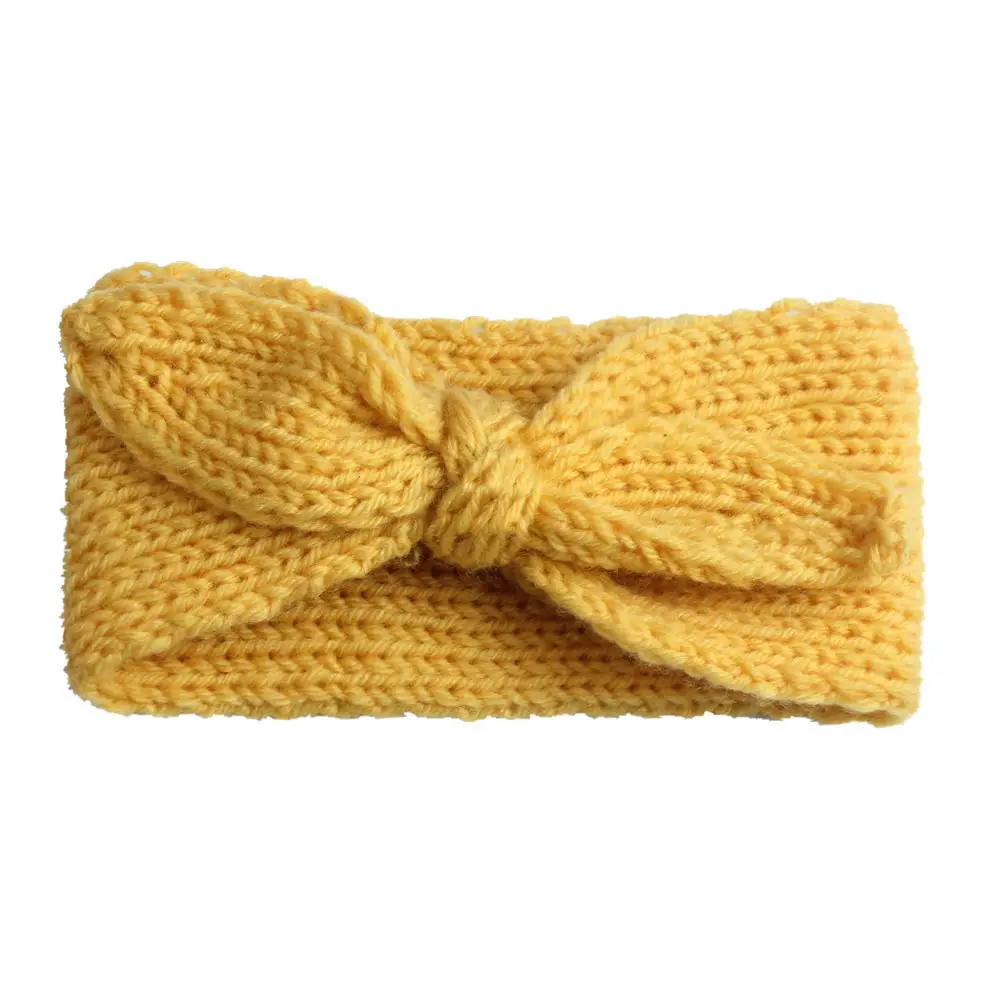 Red Knitted Bow Headband for Girls Baby Accessories - Image 5