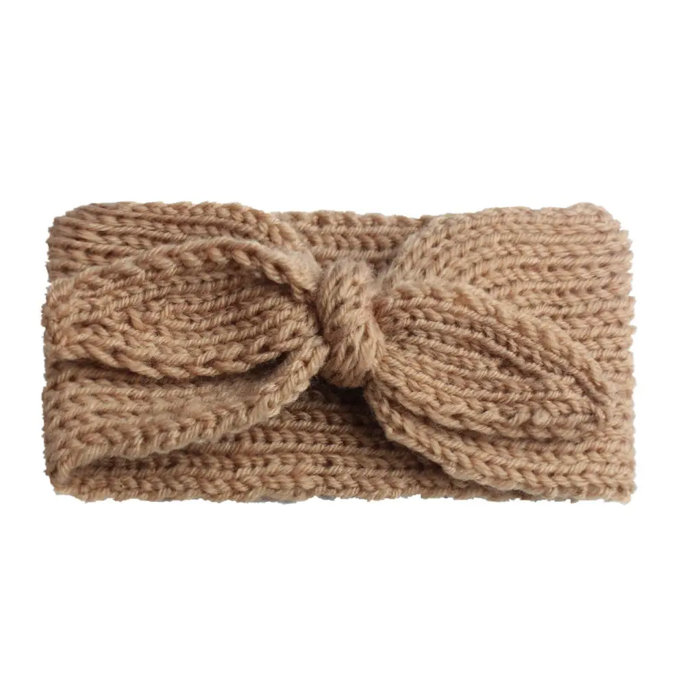 Red Knitted Bow Headband for Girls Baby Accessories - Image 7