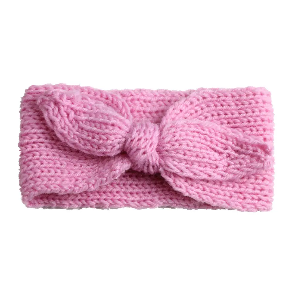 Red Knitted Bow Headband for Girls Baby Accessories - Image 8