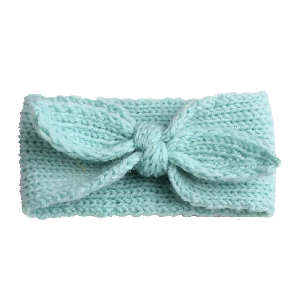 Red Knitted Bow Headband for Girls Baby Accessories - Image 9