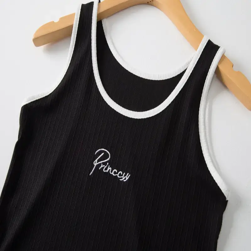 Women's Pink Camisole Vest with "Promise" Print
